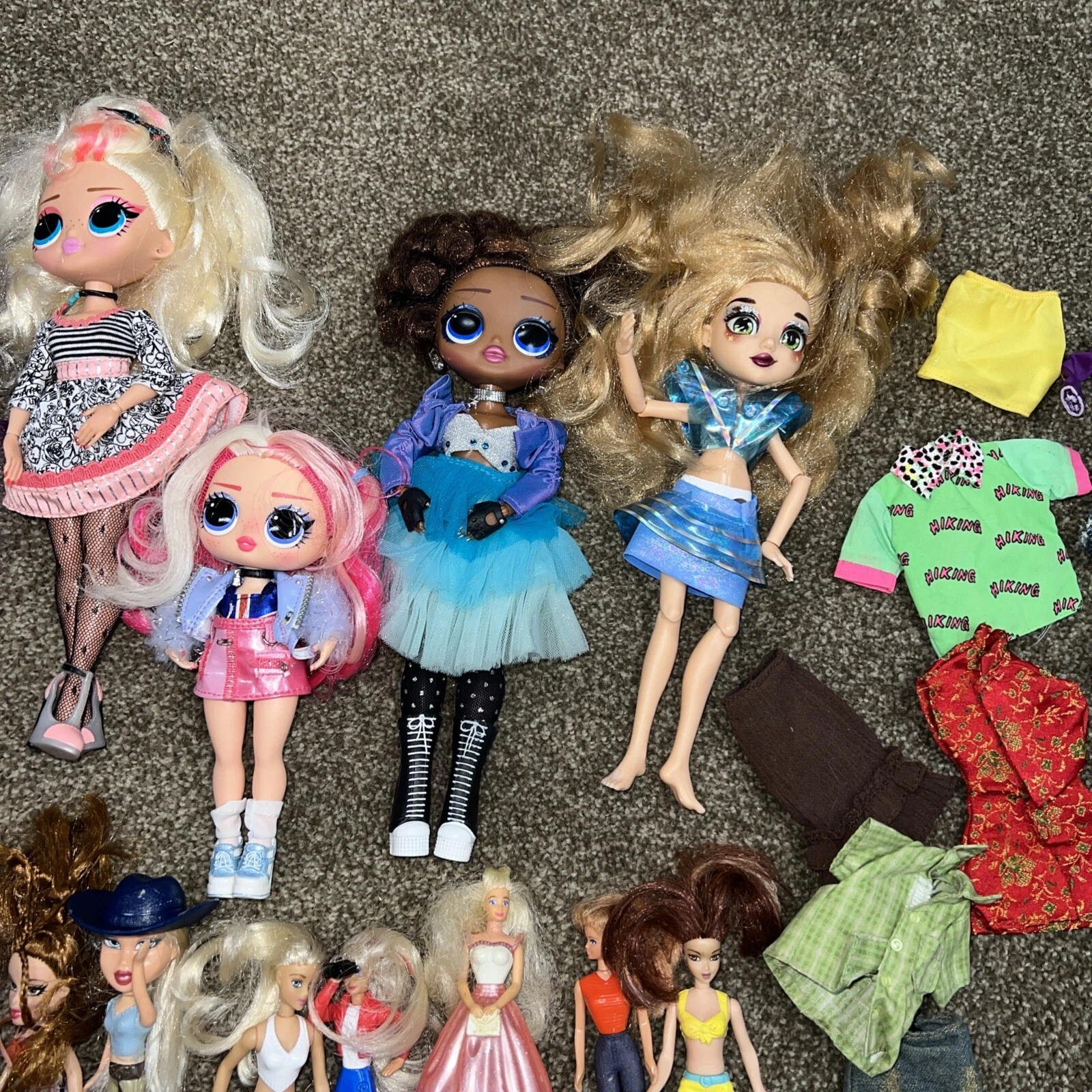  mixed dolls other doll clothes accessories shoes variety 