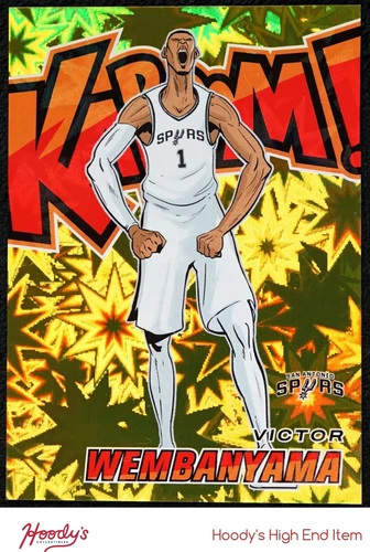 2024-25 Panini Revolution Kaboom Vertical Gold #15 Victor Wembanyama 03/10 SPURS