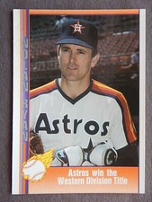 Nolan Ryan #47 Pacific 1991 Baseball Card (Astros Win Western Division Title) 