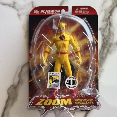 DC Direct SDCC 2011 Exclusive Flashpoint Zoom Action Figure - Sealed - 4000 L.E