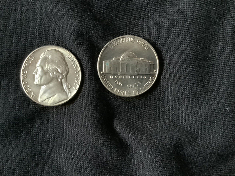 1959 D JEFFERSON NICKELS Av Circulation 1 ROLL 40 COINS