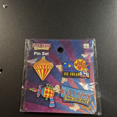 KILLER KLOWNS FROM OUTER SPACE PIN SET