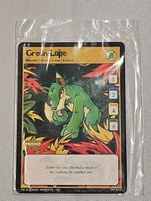 Neopets TCG - GREEN LUPE - PROMO Card MP 2/15 - 2004 New In Package