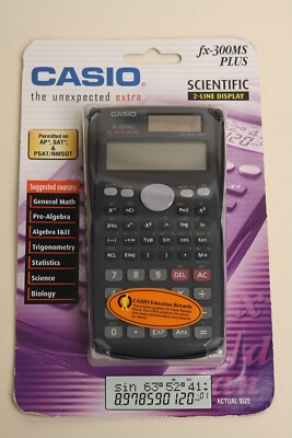 Casio fx-300MS Plus Scientific Calculator 2 Line Display Multi Replay