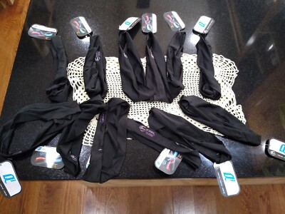 lot of 12 OC sports quick wick cool dry black head wraps