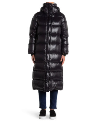 🖤 S13 New York Jet Black Long Maxi Gloss Down Puffer Coat 🖤 S13 New York Jet Black Long Maxi Gloss Down Puffer Coat