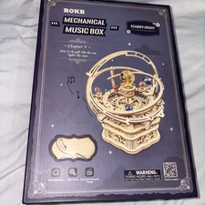 Open Box RORK Mech. Music Box “Starry Night”grt Xmas Gift /Busy Mind/ Fami Time