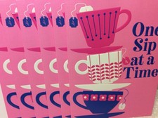 GET WELL AVANTI GREETING CARDS New w/envelopes LOT 6 "ONE SIP" GREAT PRICE