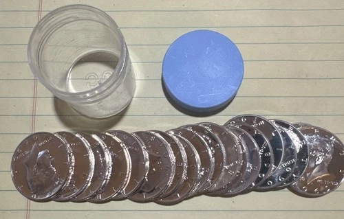 1968 and 1969-S Kennedy Silver Half Dollar Proof Roll of 20 coins- Lot # 2