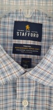 Stafford Performance Super Shirt Size 17/5 For Tall Men