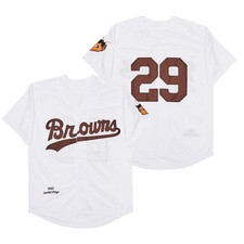 1953 Paige #29 Browns Baseball Jerseys St. Louis White All Stitched Men's S-4XL