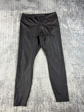 Nike Dri Fit Leggings Womens Large Black Stretch Swoosh Athleisure Yoga Running
