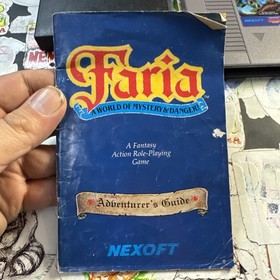 NES NINTENDO GAME - Faria  (Nintendo Entertainment System, 1991) RPG W/MANUAL
