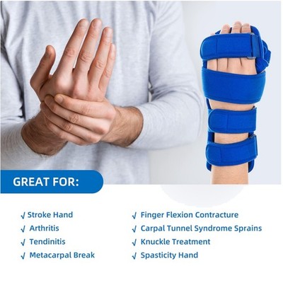 Stroke Hand Splint - Carpal Tunnel Therapy Medium Right