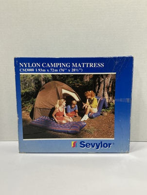 #ad Sevylor Traditional Single Nylon Camping Mattress CM3000 76quot; x 28.5quot; vintage $49.95