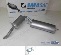 Imasaf ESD Auspuff Endtopf + Schelle für Citroen BX Break 19 4X4 1990-1991