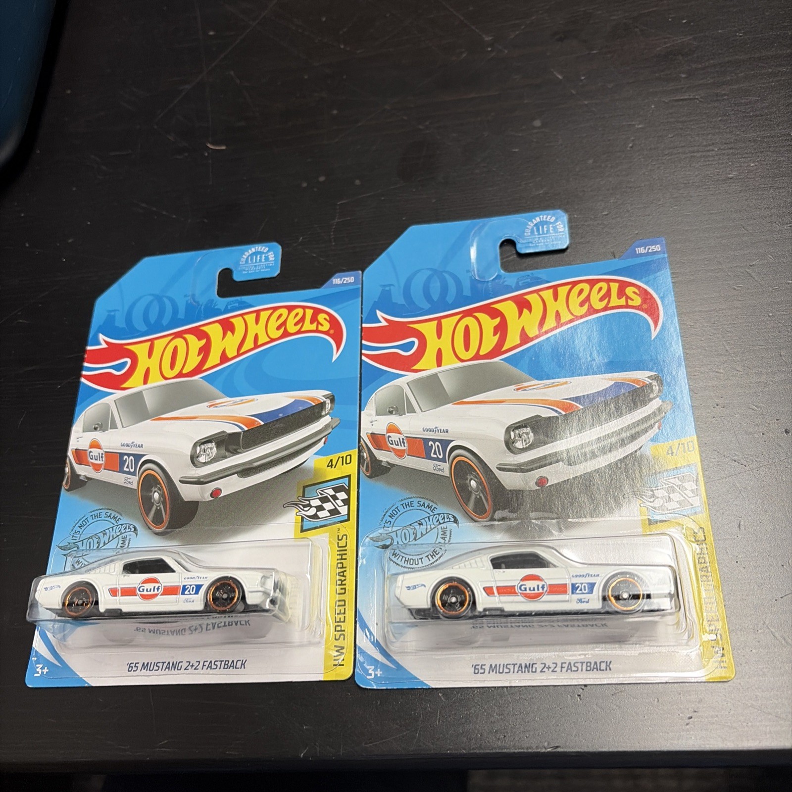 2020 Hot Wheels DG Exclusive #116 Speed Graphics '65 MUSTANG 2+2 FASTBACK White 