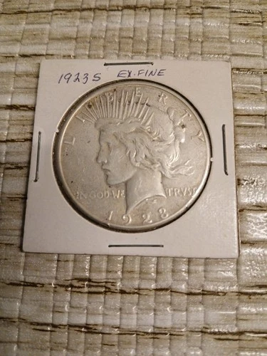 1923-S Silver Peace Dollar EF