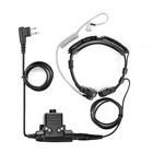 U94 PTT Neck Throat Mic Earpiece Radio Headset Cable For Baofeng Kenwood HYT E