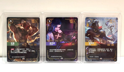 Riftbound League of Legends TCG Chinese Jinx Viktor Lee Sin Set of 3 Promo 2025