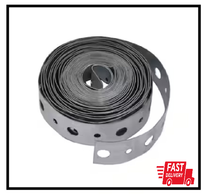3/4 In. X 10 Ft. 28-Gauge Galvanized Pipe Hanger Strap