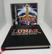 Lunar Silver Star Story Complete PS1 CIB 1999 w/ All 4 Discs and Book