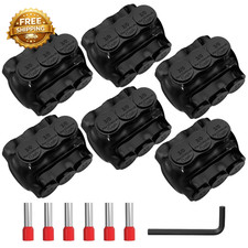 3 Port Insulated Multi Tap Connector 3/0 6 Gauge Wire Connectors Aluminum to