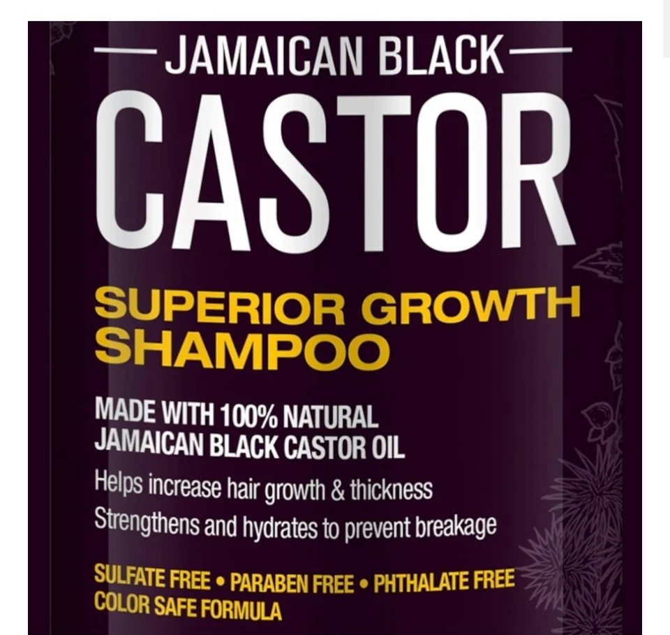 Champú de ricino negro jamaicano Hair Chemist Superior Growth 33,8 oz Foto 2 de 3