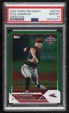 2023 Topps Pro Debut Green Foil 91/99 Kyle Harrison #PD-178 PSA 10 GEM MT 0i7t
