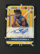 2024-25 Topps Chrome Black Next Stop Auto Terrence Shannon Jr. RC /10