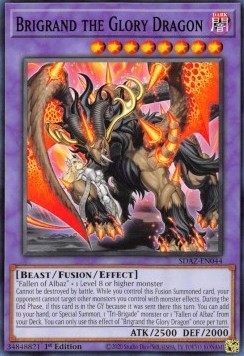 YuGiOh Brigrand the Glory Dragon SDAZ-EN044 Common Englisch Neu 1st