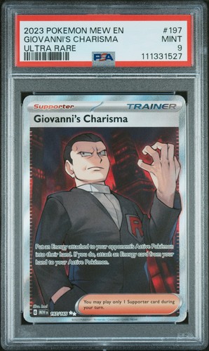 Giovanni's Charisma graded PSA 9 for sale on eBay