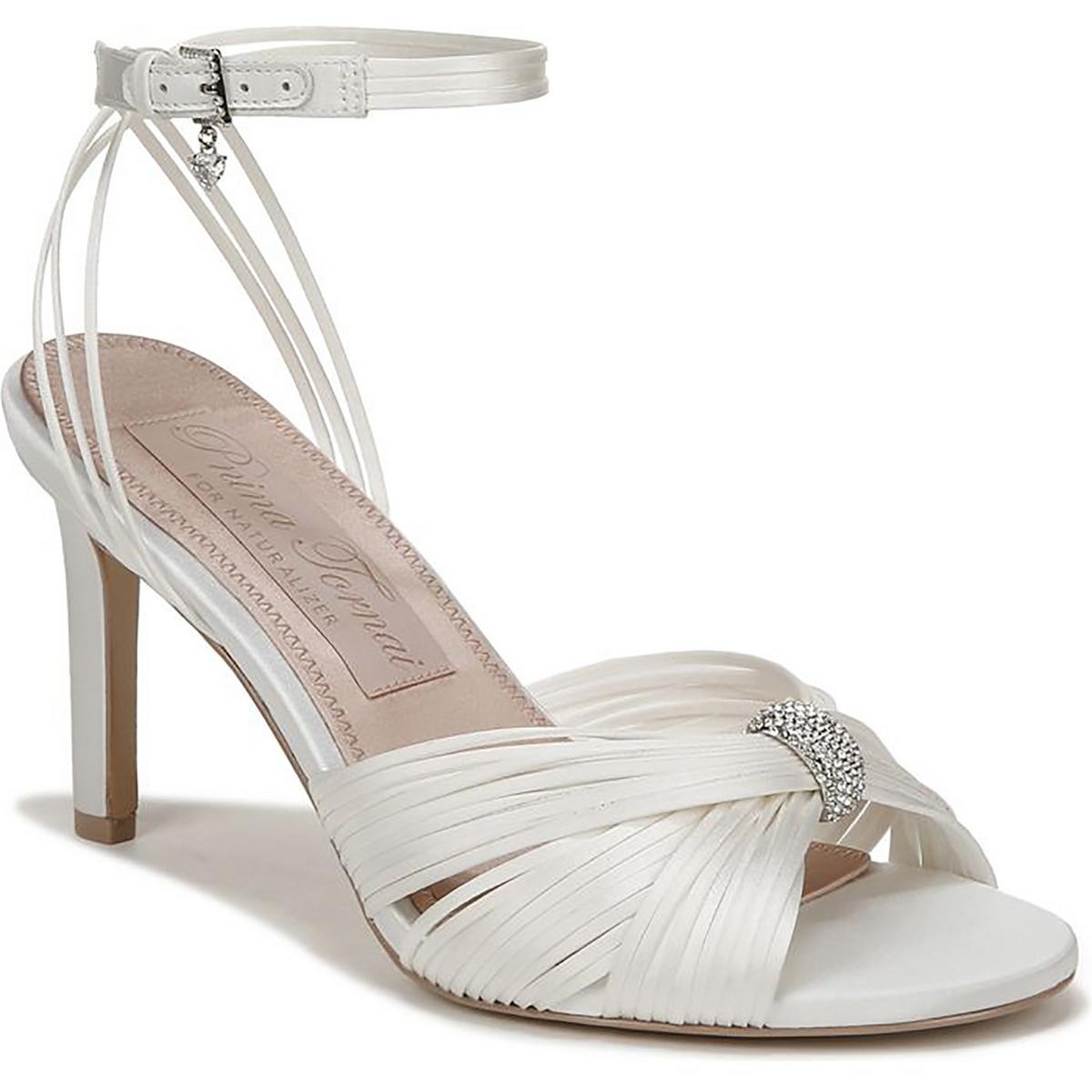 Женские туфли-лодочки Pnina Tornai из серебристого шелка Cariad 85 Medium BM BHFO 5261 7890₽