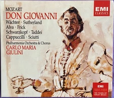 Mozart: Don Giovanni - Carlo Maria Giulini 3 RM CD Box Set 1997 EMI Free Ship!
