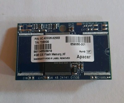 Apacer 4GB 44Pin IDE Flash Memory Notebook Doc Dom Flash Pata Modul