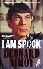 Leonard Nimoy autographed book with certificate UACCrd