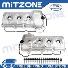 Left & Right Valve Cover for Ford 07-10 Edge 10-12 Fusion 08-12 Taurus 3.5L