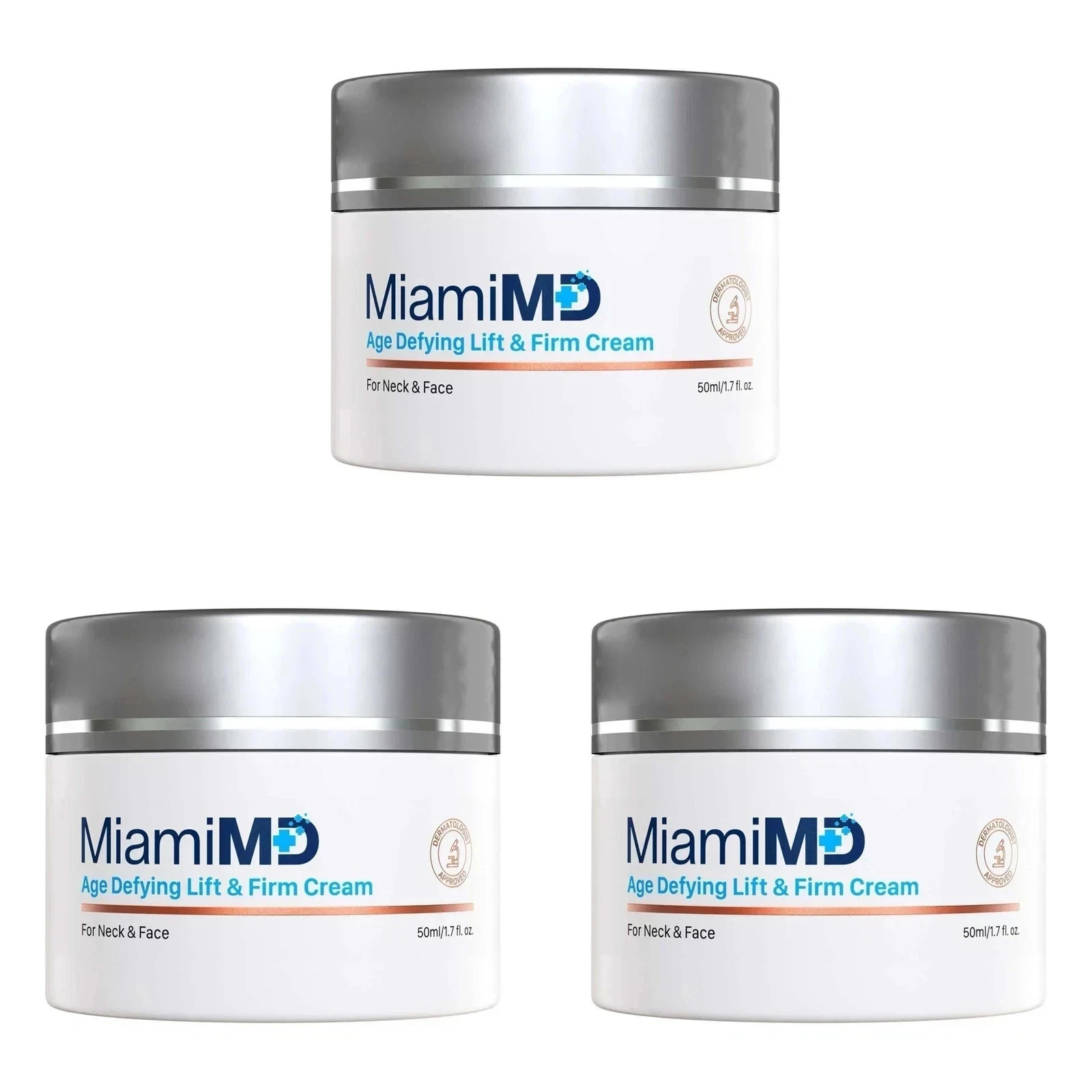 MiamiMD (Miami MD) Age Defying Lift & Firm Cream For Neck And Face - 50ml-3pc