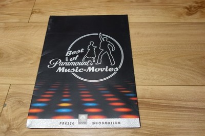 Alte Presse-Information BEST of PARAMOUNT'S Music-Movies