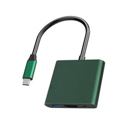 USB-C Hub Adapter, 4K@30Hz Type C auf -Kompatible USB 3.0 PD Docking5207