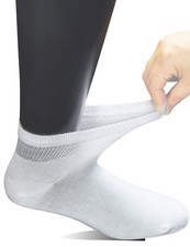 Yomandamor Men's 6 Pairs Combed Cotton Diabetic Ankle Socks with Seamless Toe...