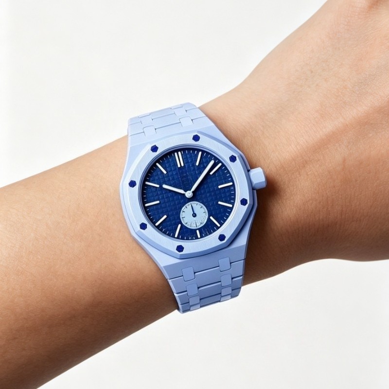 Bioceramic case+strap For Royal Pop Pocket Watch Changer To