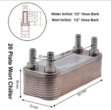 Homebrew scambiatore di calore a piastre ( USATO) in acciaio inox.