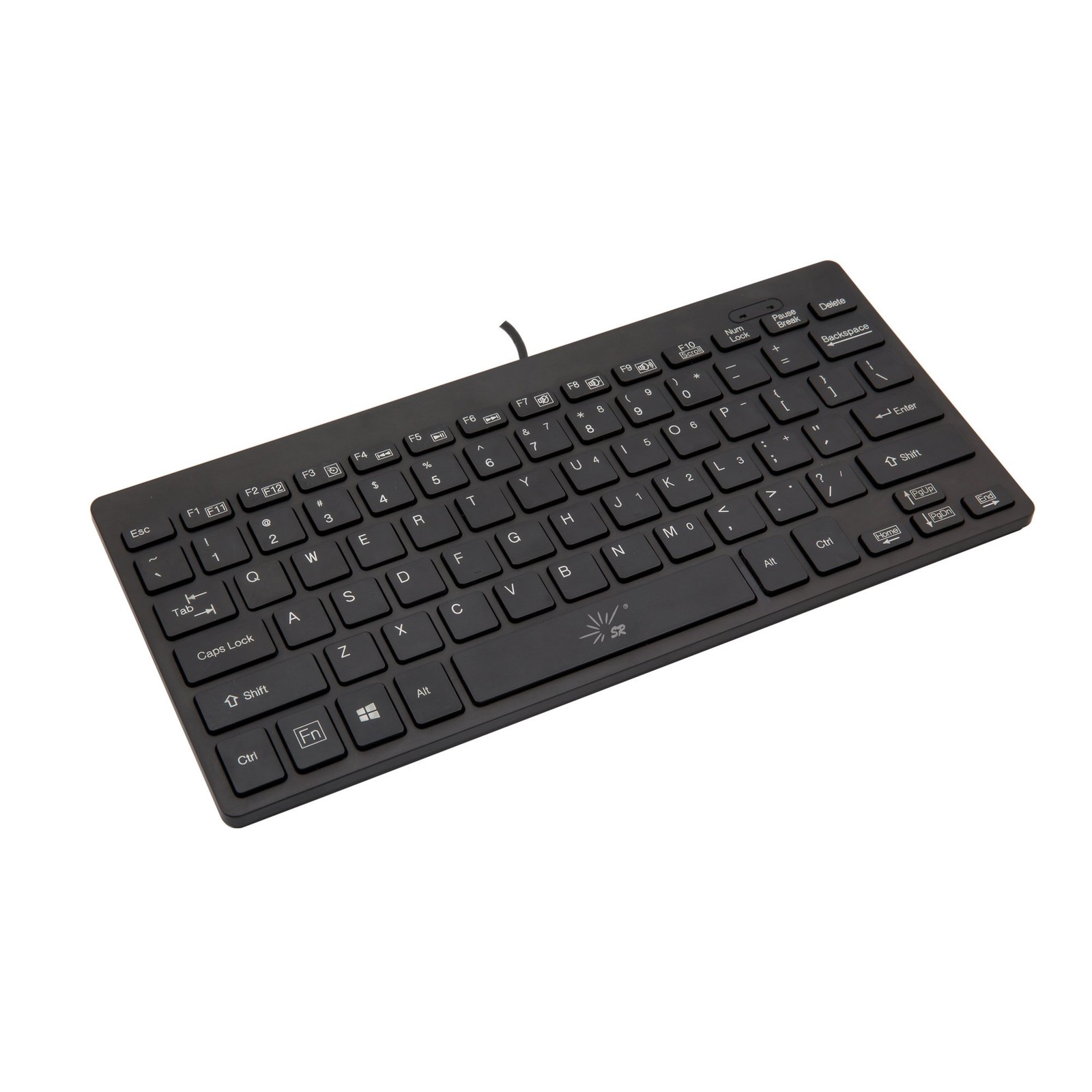 Mini Keyboard Wired Thin Light 78 Keys USB Multimedia Small for Pc Computer L...