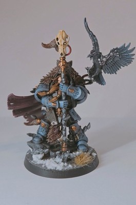 Space Wolves Njal Stormcaller - Warhammer 40K - Fully Painted & Assembled