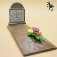 Playmobil Grab-Erde-Stein-Friedhof-Halloween-Mittelalter-Viktorianisch-Grab