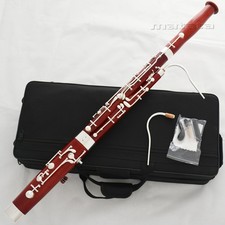 High Grade Maple Wood Mini children Bassoon Silver Plated Key F Key with Case