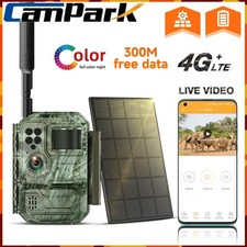 Solar 4G LTE Cellular Trail Camera Built-in SIM Card with Live Feed Game Camera
