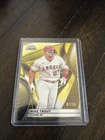 2025 Topps Chrome Black - Mike Trout #5 Gold Mini-Diamond Refractor /50