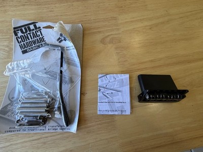 Babicz FCHSTRAT Original Series Strat Style Guitar Tremolo Bridge, Black